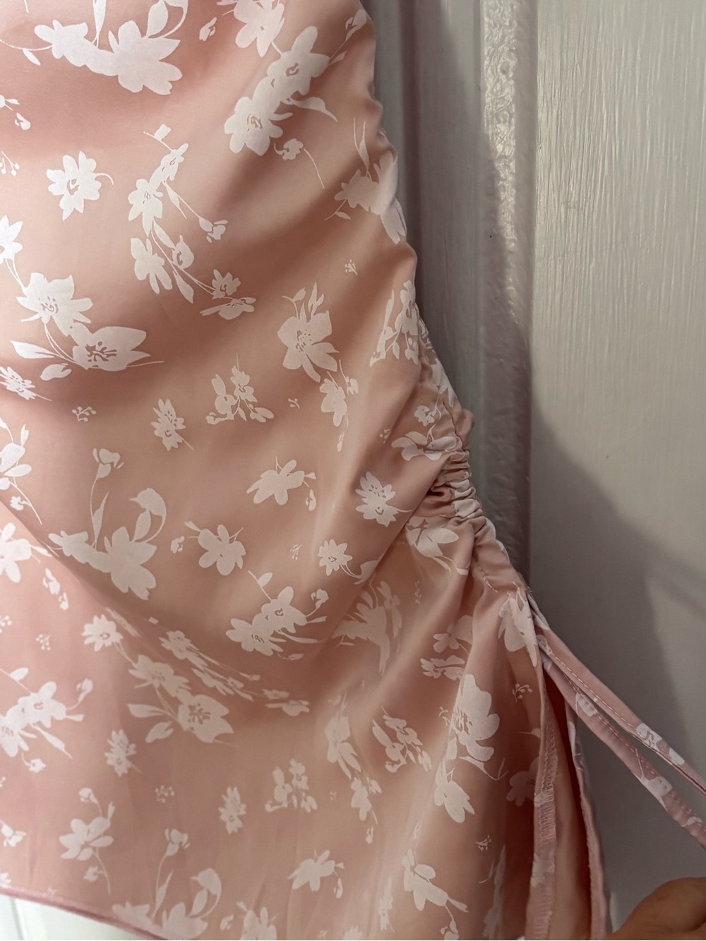 Princess Polly Pink Floral Strapless Midi Dress - Picture 4 of 8